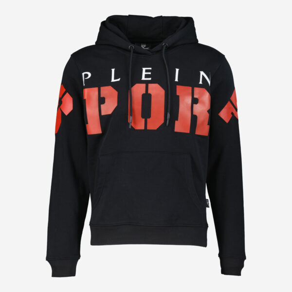 Plein Sport - Schwarzer Kapuzenpullover mit Logo