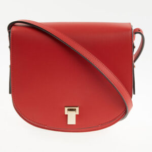 Giada - Red leather shoulder bag