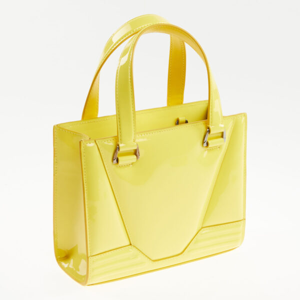 Ferrari - Gelbe Henkeltasche aus Leder - Image 2