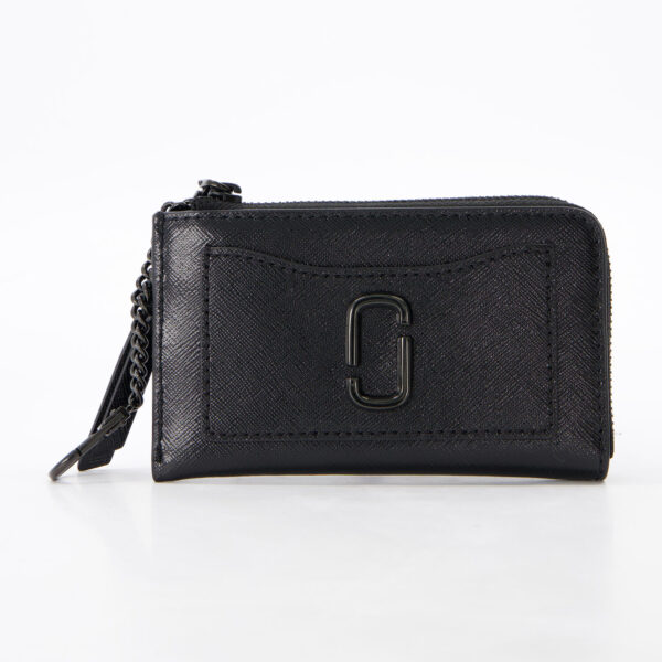 Marc Jacobs - Schwarzer Schlüsselring mit Logo-Details