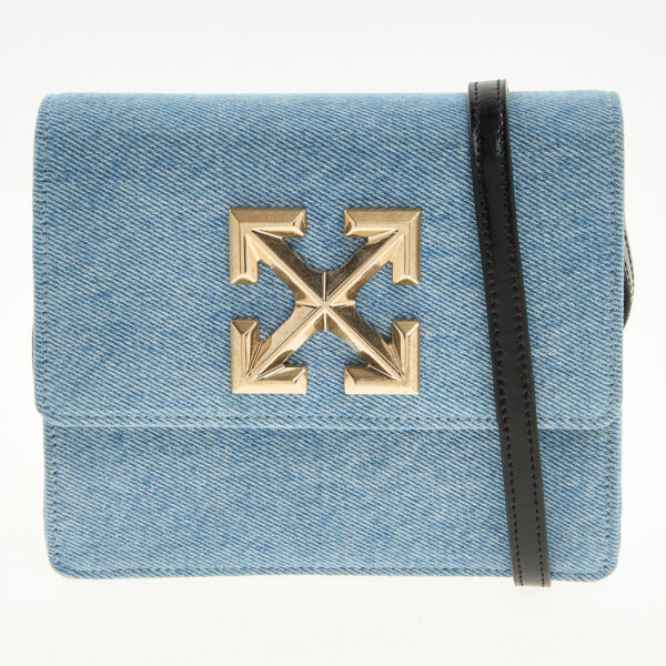 Off White - Hellblaue Umhängetasche