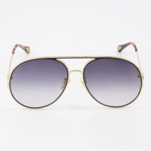 Chloé - Goldfarbene Piloten-Sonnenbrille