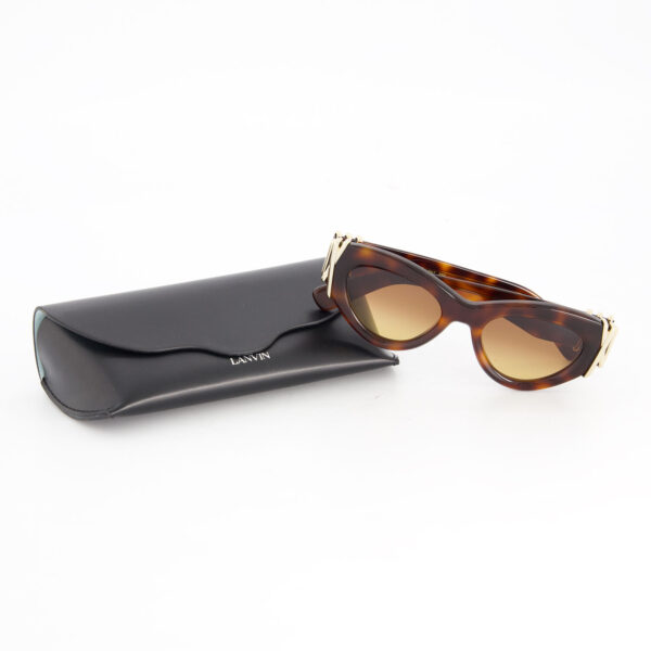 Lanvin - Braune Cat Eye Sonnenbrille - Image 3