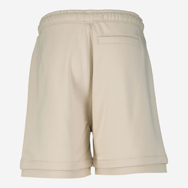 Calvin Klein Jeans - Beige jersey shorts with pockets - Image 2