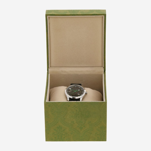 Gucci - Dunkelblau- silberfarbene Armbanduhr - Image 3